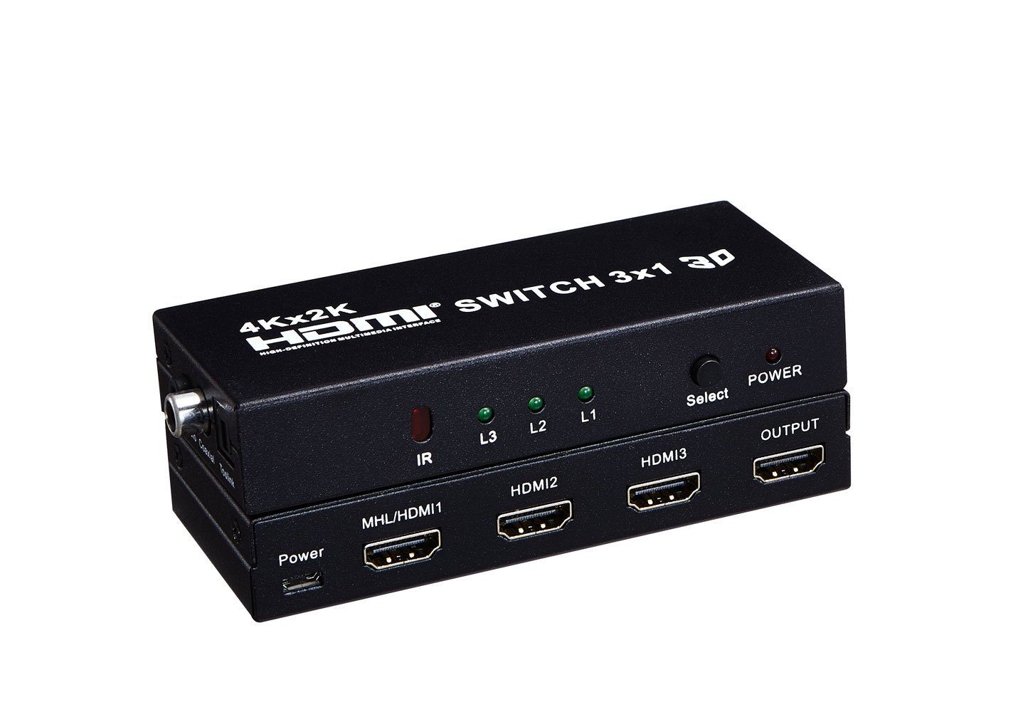 批发4K高清 3x1 HDMI切换器 4Kx2K,MHL功能-- 深圳市索飞翔科技有限公司