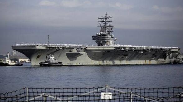 尴尬！外媒称美军里根号航母因故障无法离开日本