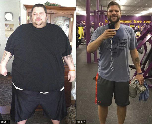 纽约男女在健身房减肥时相恋 减524斤后结婚