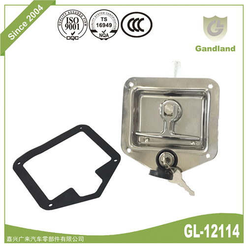 中集原厂配套随车工具箱锁GL101，内藏式盒锁-- 嘉兴广来汽车零部件有限公司